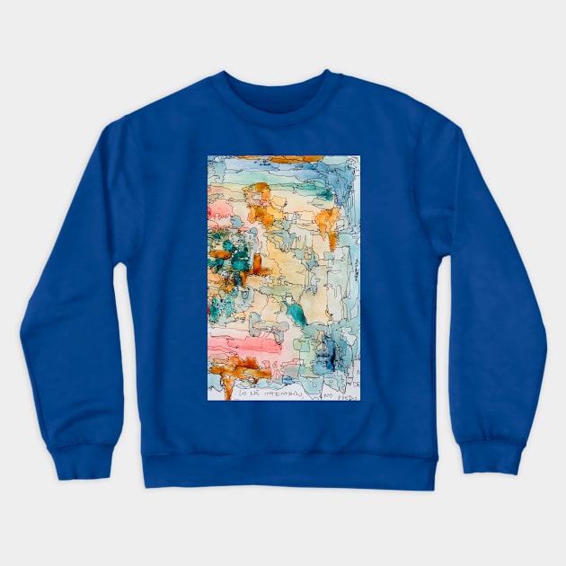 Abstracto Crewneck Sweatshirt by Miriam de la Paz